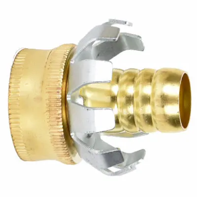 Green Thumb Clincher Hose Mender Brass Female 1