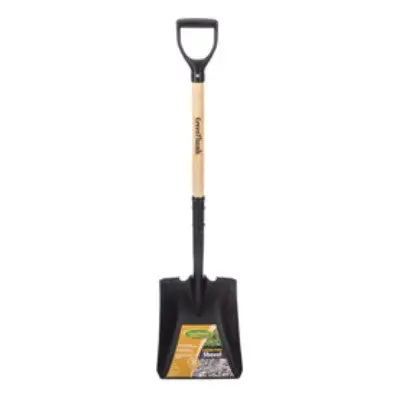 Green Thumb Square Point Garden Transfer Shovel Wood D-Handle 1