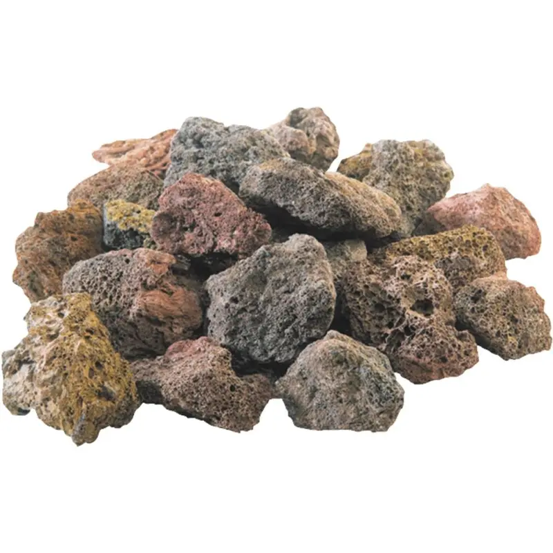 Grillpro 7 Lb. Assorted Color Lava Rock 1