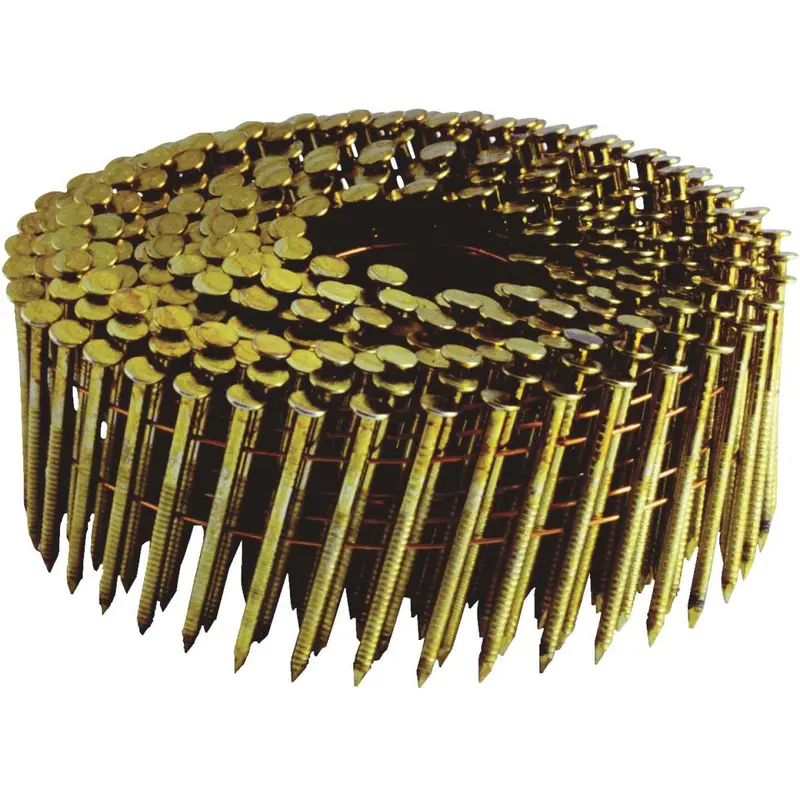Grip-Rite 15 Degree Wire Weld Bright Hot-Dipped Galvanized Coil Siding Nail, 2-1/2 In. X .092 In. (3000 Ct.) 1