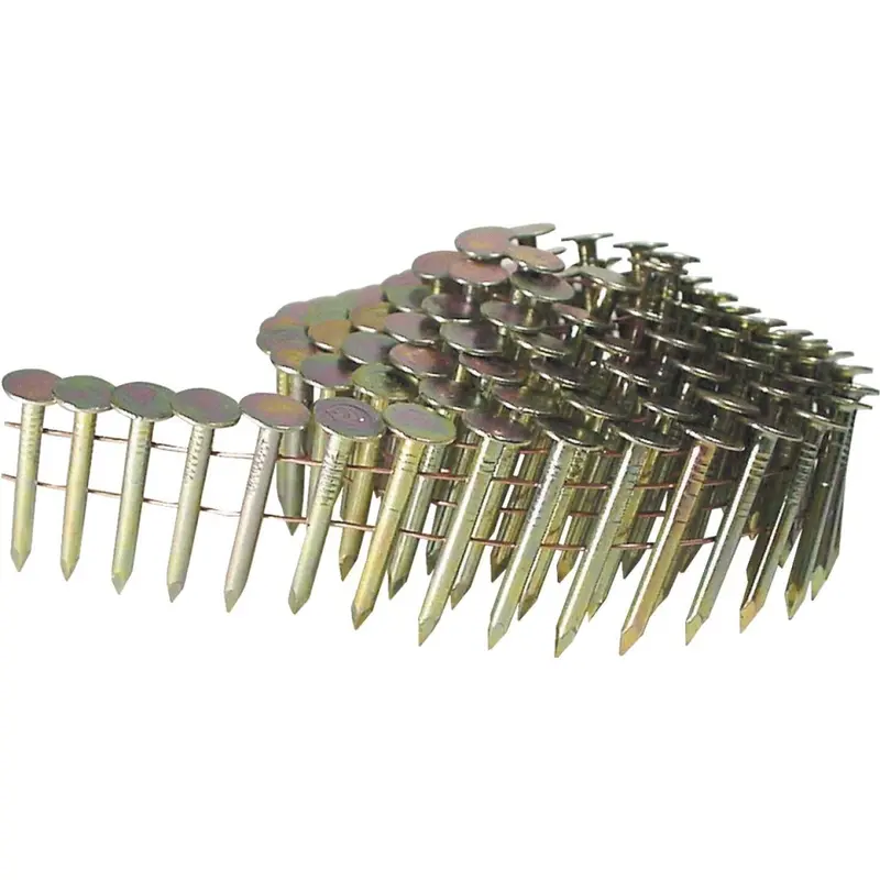 Grip-Rite 15 Degree Wire Weld Electrogalvanized Coil Roofing Nail, 1 In. (7200 Ct.) 1