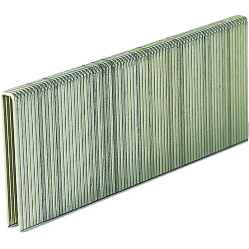 Grip-Rite 18-Gauge Galvanized L-Style Narrow Crown Finish Staple, 1/4 In. X 1 In. (5000 Ct.) 1