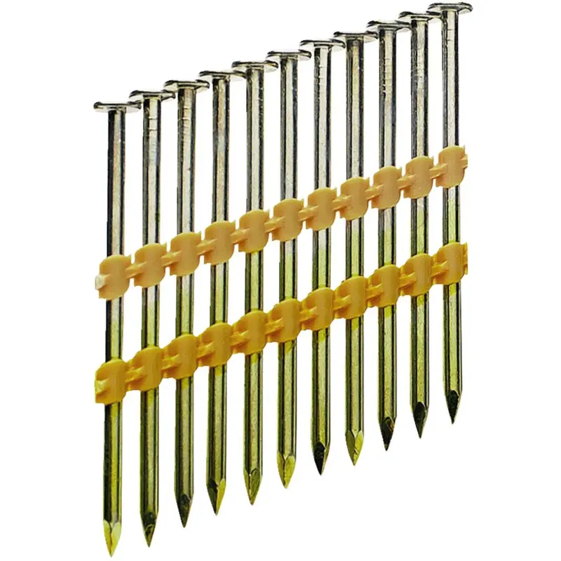 Grip-Rite 21 Degree Plastic Strip Bright Ring Shank Full Round Head Framing Stick Nail, 2-3/8 In. X .113 In. (5000 Ct.) 1