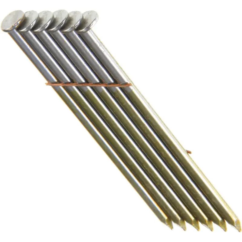 Grip-Rite 28 Degree Wire Weld Bright Offset Round Head Framing Stick Nail, 3 In. X .120 In. (1000 Ct.) 1