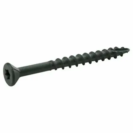Grip-Rite #8 X 1-1/4 In. 5 Lbs No.8 Star Bugle Head Exterior Deck Screws Green 1