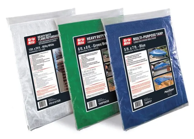 Grip-Rite® Heavy Duty Tarps 1