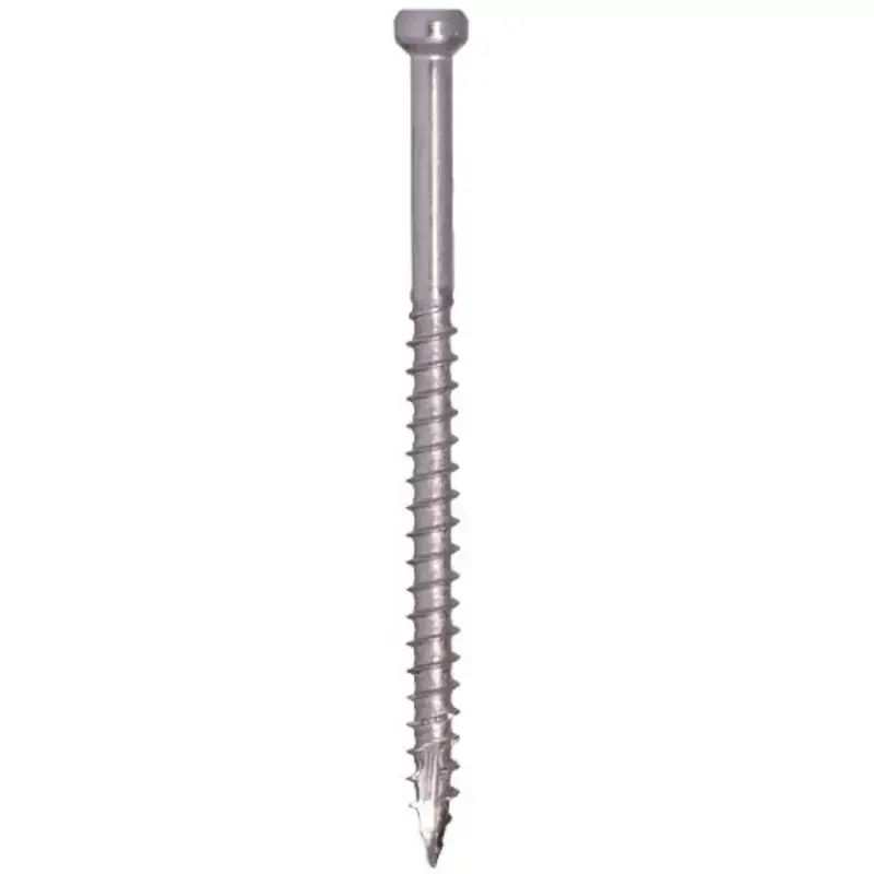 Grk Fasteners Pheinox Fin/Trim Finishing Trim Head Screw, #8 X 2" 2