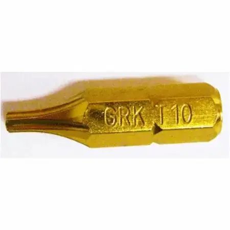 Grk Fasteners Star Drive Bits, Crown / Bit Trim Head #8 X 3", Yellow 1
