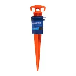 Ground Stake, Bright Orange Plastic, 11-In. 1