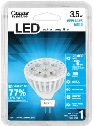 Gu5.3  12V Bi-Pin Bulb 5W 1