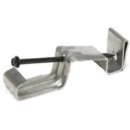 Gutter Hidden Hanger With Screw, 4-In. 1