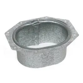Gutter Outlet, C Style, Mill Finish Aluminum, 2 X 3-In. 1