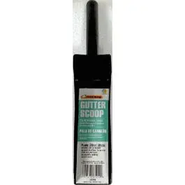 Gutter Scoop, Black, Plastic, 2-1/2-In. 1