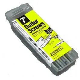Gutter Screws, With 5-In. Ferrule With Bit, Brown, 7-In., 10-Pk. 1
