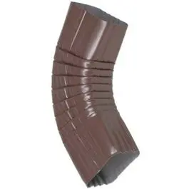 Gutter Side Elbow, Style B, 75 Degree, Brown Aluminum, 2 X 3-In. 1