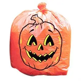 Halloween Pumpkin Lawn Bag, 36 X 48-In. 1