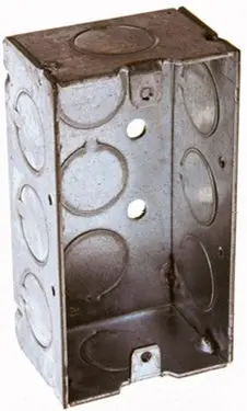 Handy Box Welded 4 X 2 In  1/2 In Deep 1