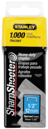 Hd Staples 1/2In Yel/Bla 1000Pk 1