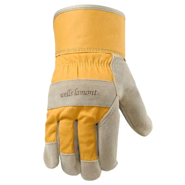 Heavy Duty Cowhide Leather Palm Work Gloves 1