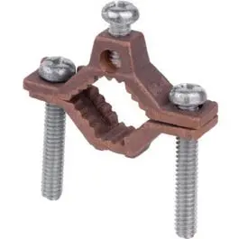 Heavy Duty Ground Clamp, Brass, 0.5 - 1-In. 1