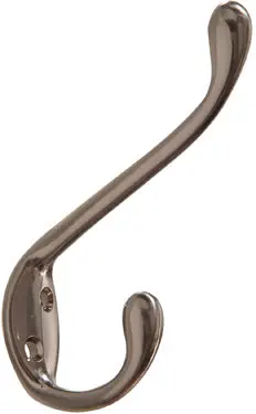 Heavy Duty Satin Nickel Garment Hook 1