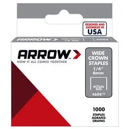 Heavy Duty Staple, 1/4-In., 1000-Pk. 1