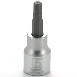 Hex Bit Socket, 3/8-In. Drive, 5Mm, 1