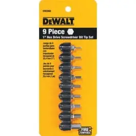 Hex Bit Tip Set, 9-Piece 1