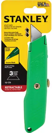 Hi-Vis Interlock  (T.M.) Utility Knife 1