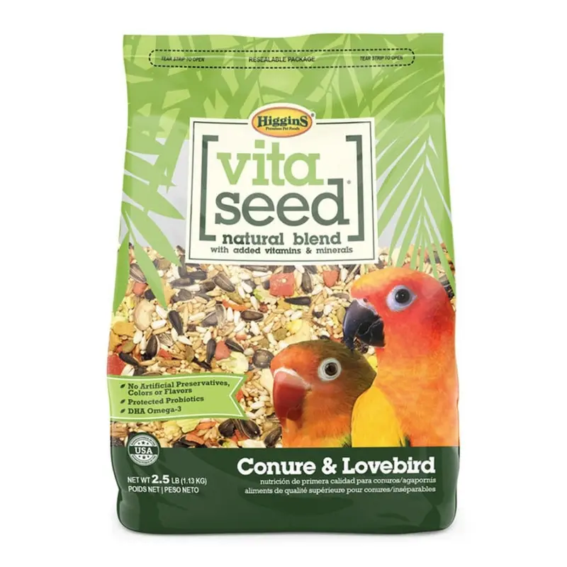 Higgins Vita Seed Natural Blend Conure & Lovebird 1