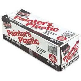 High-Density Pro Painter's Plastic Film, 9 X 400-Ft. 1