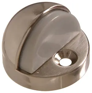 High Dome Satin N Ickel Door Stop 1