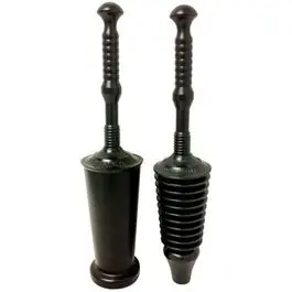 High-Efficiency Toilet Plunger, Designer Bucket 1