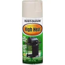 High-Heat Spray Paint, Flat White, 12-Oz. 1