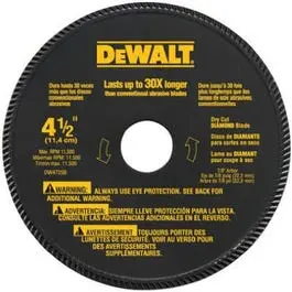 High-Performance Masonry Blade, 4.5-In. 1