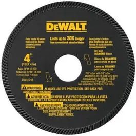 High-Performance Masonry Blade, 4-In. 1