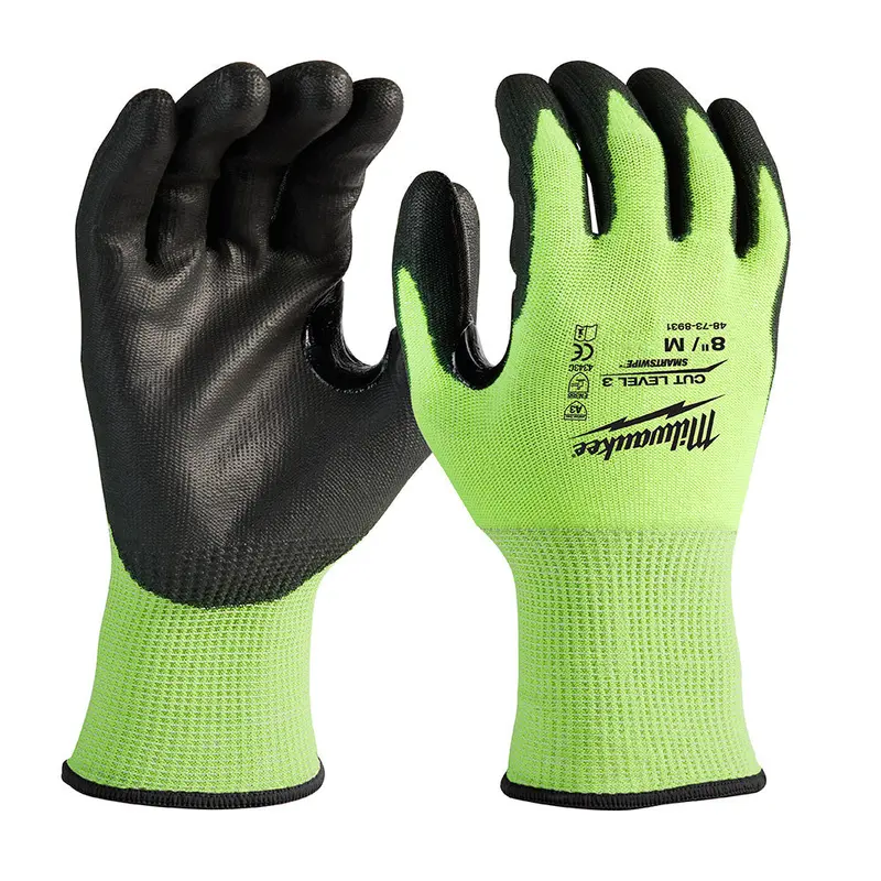 High Visibility Cut Level 3 Polyurethane Dipped - M 1