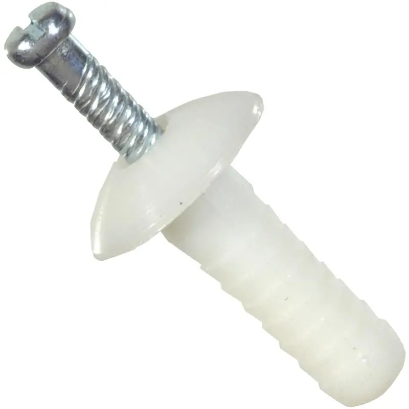 Hillman 1/4 In. X 1 In. Nylon Truss Hammer Drive Anchor (4 Ct.) 1