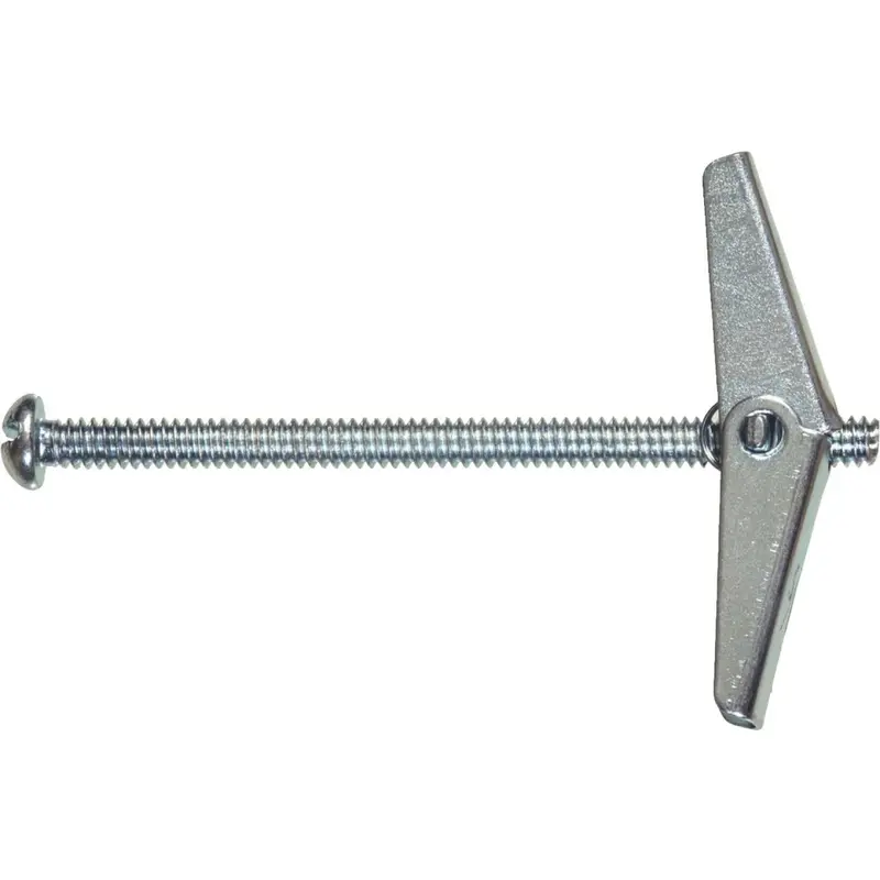 Hillman 1/8 In. Round Head 2 In. L Toggle Bolt Hollow Wall Anchor (15 Ct.) 1