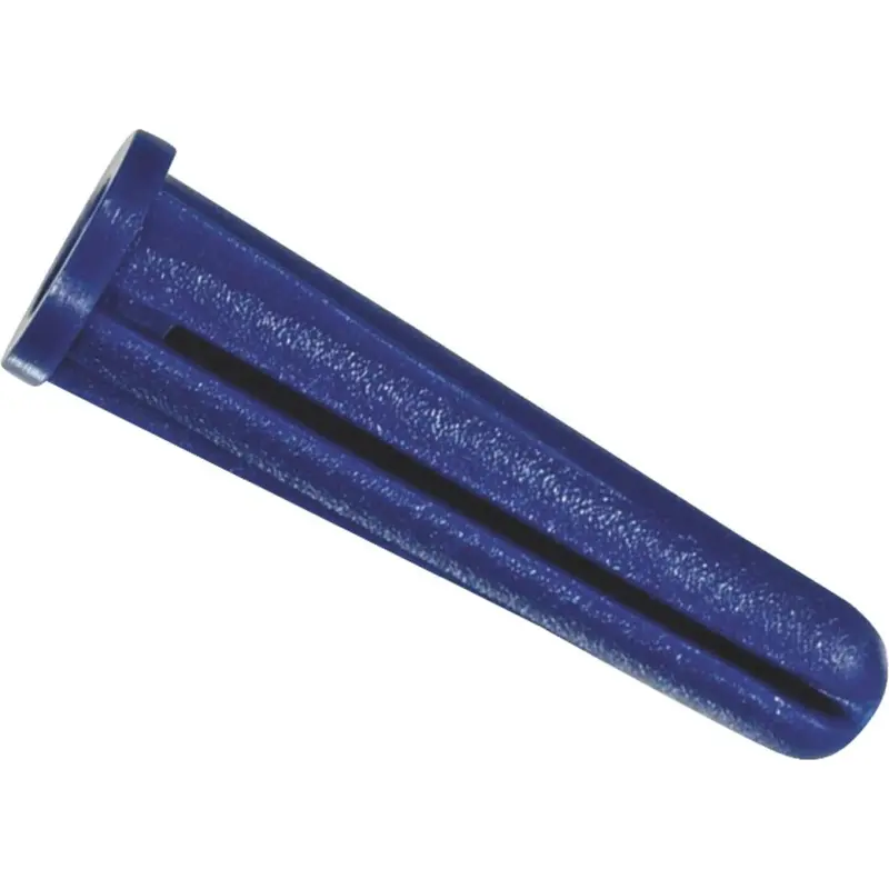 Hillman #8 - #10 Thread X 7/8 In. Blue Conical Plastic Anchor (50 Ct.) 1