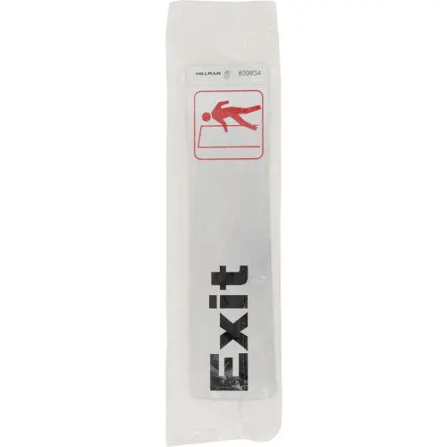 Hillman Adhesive Exit Sign 1