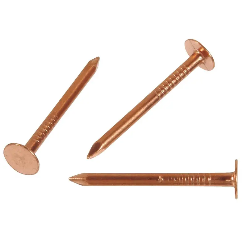 Hillman Anchor Wire 1-1/4 In. 11 Ga Copper Slate Specialty Nails (5 Ct., 6 Oz.) 1