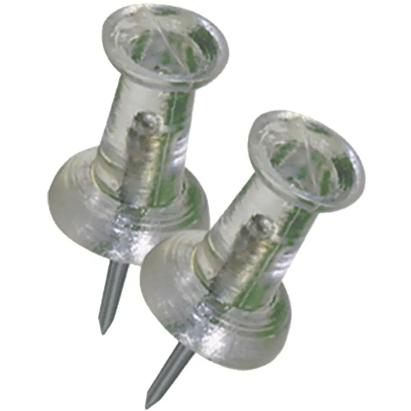 Hillman Anchor Wire Clear Push Pins (16-Count) 1