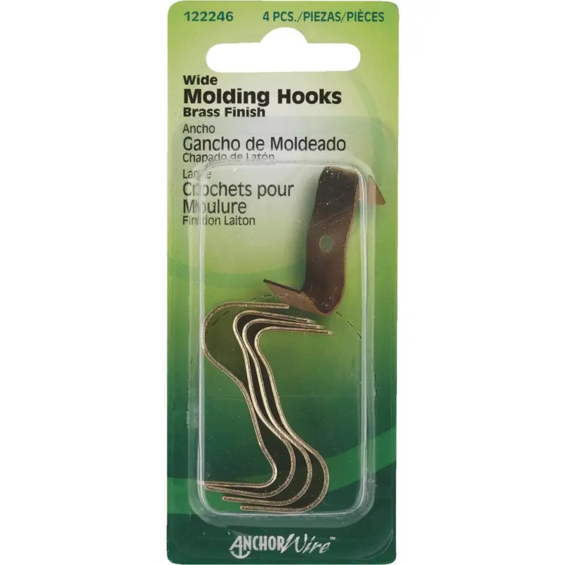 Hillman Anchor Wire Moulding Hooks (4 Count) 1