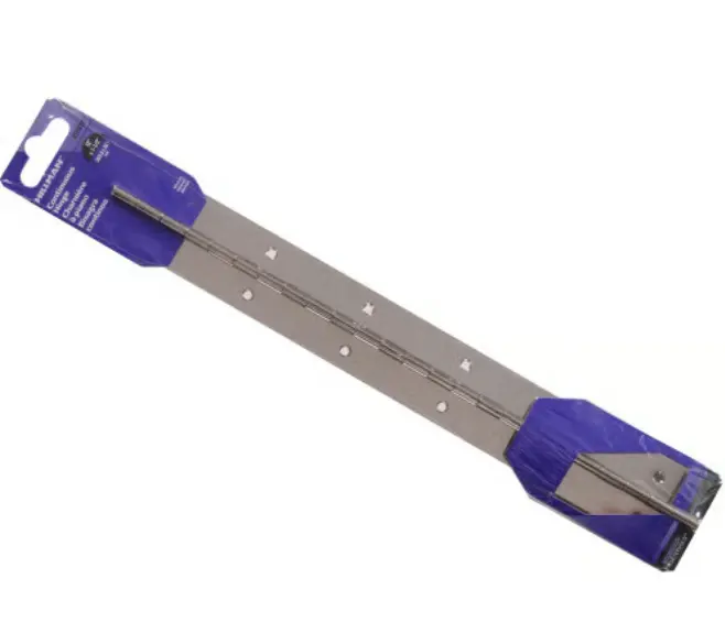 Hillman Group Hardware Essentials Continuous Hinge Nickel (12" X 1-1/2") 1