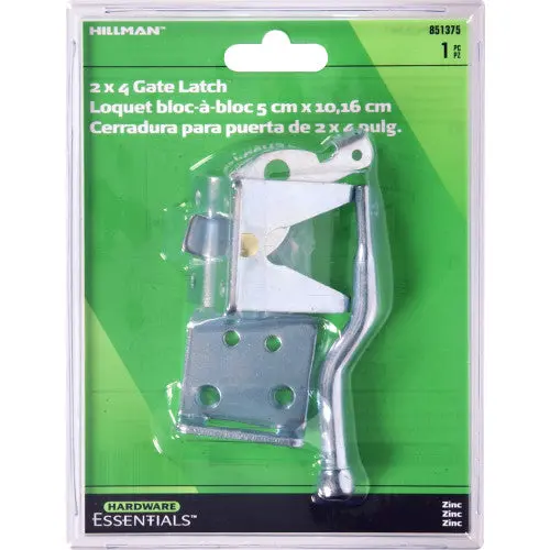 Hillman Group Hardware Essentials Self Adjustable Gate Latch Zinc 1