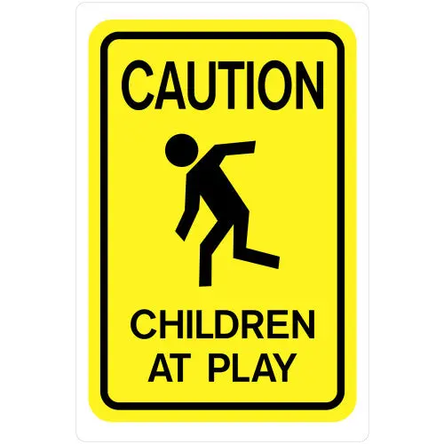 Hillman Group Hillman Caution Children At Play Sign 1