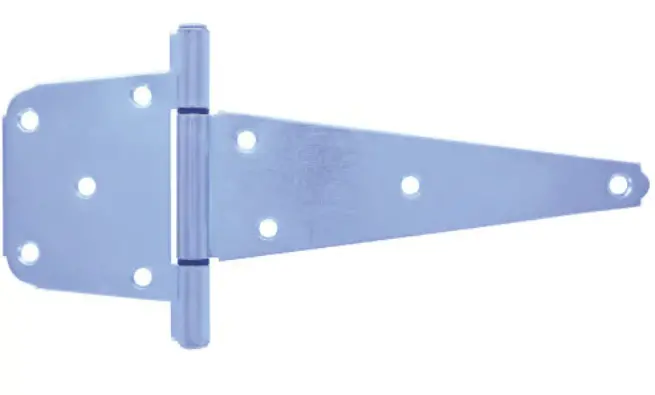 Hillman Hardware Essentials 4X4 Heavy Duty T-Hinge Zinc (8") 1