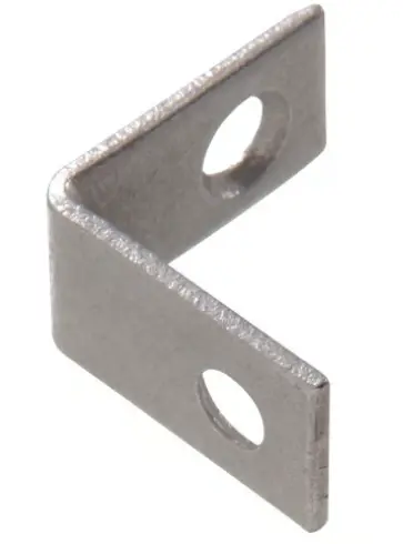 Hillman Hardware Essentials Corner Brace Galvanized (4" X 7/8") 1