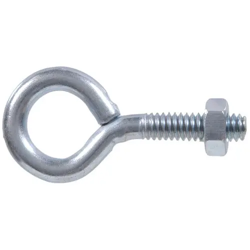 Hillman Hardware Essentials Eye Bolt With Hex Nut Zinc (1/4"-20 X 2") 1